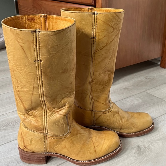 Frye banana campus boots size 10.5. Women’s - USA made - leather soles - Picture 3 of 7